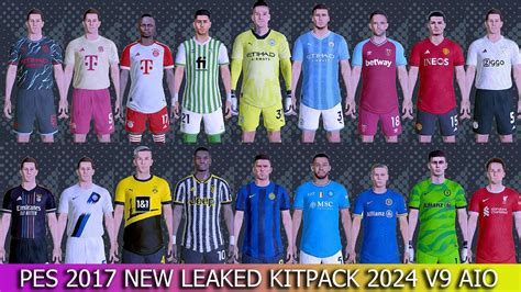 PES 2017 NEW LEAKED KITPACK 2024 V9 AIO YouTube