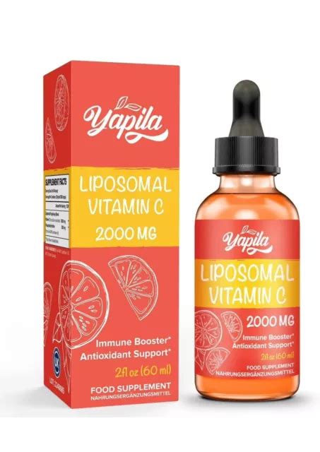 Liposomal Vitamin C Mg Liquid Supplement Maximum Absorption Ml