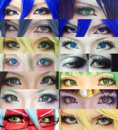 Cosplay eyes make up collection by mollyeberwein on DeviantArt