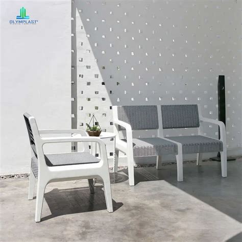 Osc R Seater Kursi Sofa Plastik Rotan Modern Rattan Chair