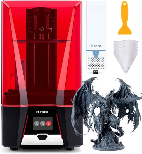 Elegoo Saturn 2 8k Imprimante 3d Msla Uv Resine Printer Avec 10 Pouces