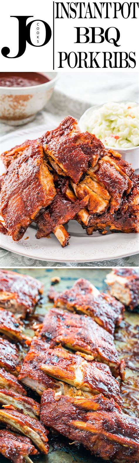 Instant Pot Bbq Pork Ribs Jo Cooks