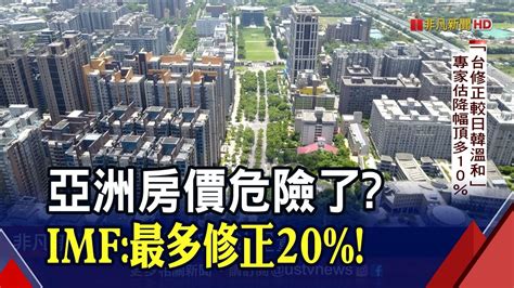 Imf示警房市風暴明年來襲 估韓港房價恐下修2成 台灣也在劫難逃 專家估溫和些 預售屋首當其衝｜非凡財經新聞｜20221220