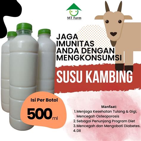 Jual Susu Kambing Murni Susu Kambing Cair Segar Susu Etawa Susu Kefir