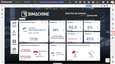 Configurando O Dashboard Para O Mobile Base De Conhecimento Bimachine