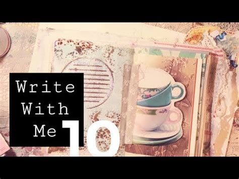 Write With Me Lace Covered Journal Episode 10 YouTube