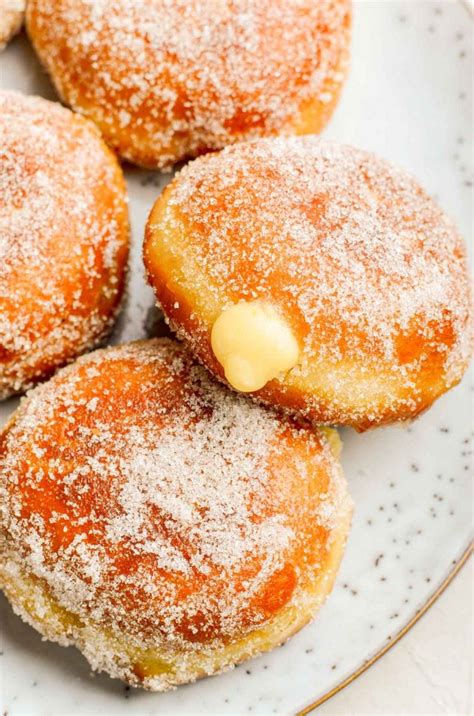 Brioche Donuts With Vanilla Cream Sugar And Soul