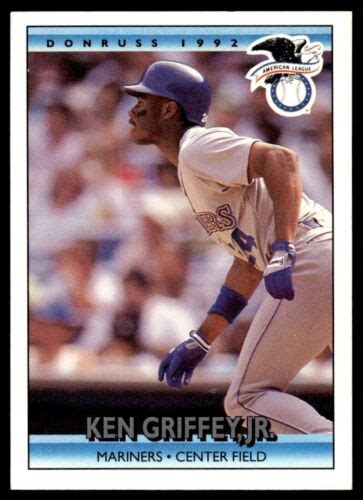 1992 Donruss Ken Griffey Jr Seattle Mariners 24 BL EBay