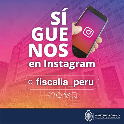 Ministerio Público on Twitter Ahora nos encontramos en Instagram