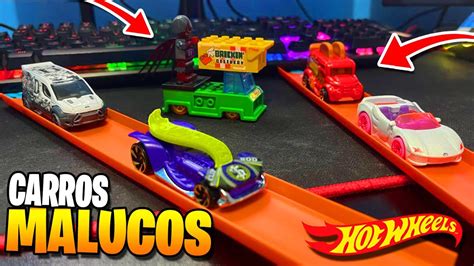 Carrinhos Malucos Da Hot Wheels Carrinho Lego Torradeira E Mais Carrinhos Da Hot Wheels Youtube