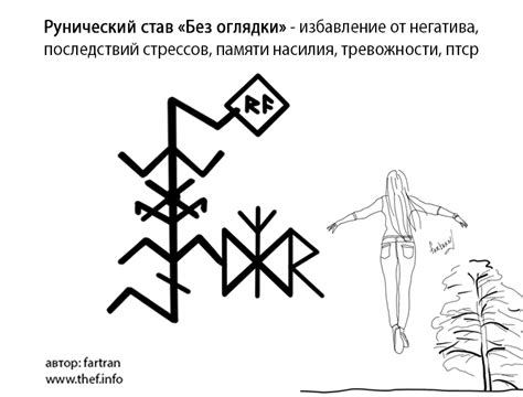 Рунический став "Без оглядки" - чистка от негатива, стресса, страха ...