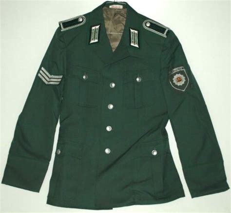 Volkspolizei Nva Uniform Jacke Gr Ddr Mottoparty Fasching Karneval