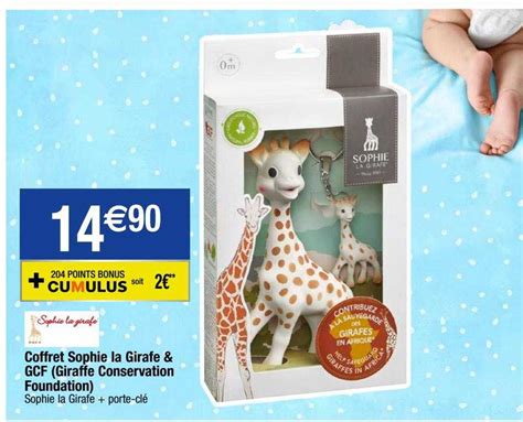 Promo Coffret Sophie La Girafe Gcf Giraffe Conservation Foundation