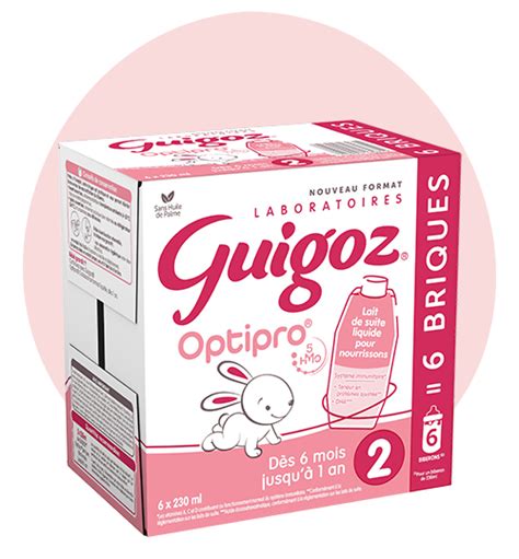 Lait 2ème âge liquide GUIGOZ Optipro 2 Guigoz