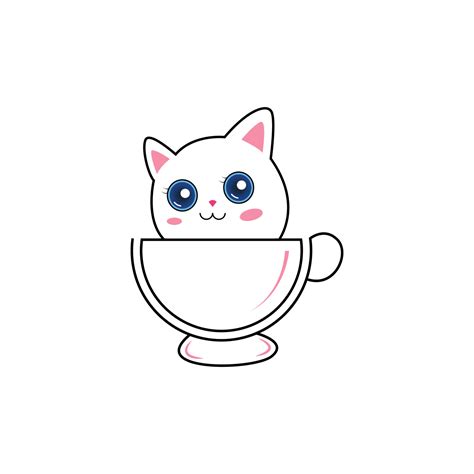 Coffee cat Logo Design Vector illustration 7624971 Vector Art at Vecteezy