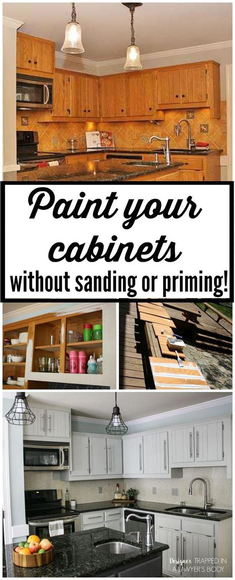 This Is Awesome Learn How To Paint Kitchen Cabinets Without Sanding Or