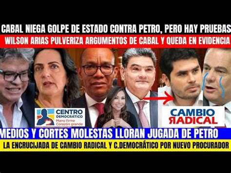 Fuerte Cruce De Cabal Y Wilson Por Golpe Corte Indignada Con Petro