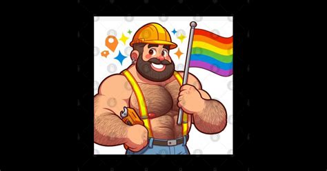 Gay Construction Worker Gay Love Posters And Art Prints TeePublic