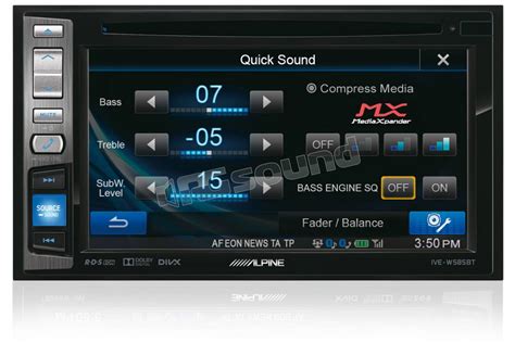 Alpine IVE W585BT Monitor Auto 1 E 2 Din Car Multimedia Monitor A