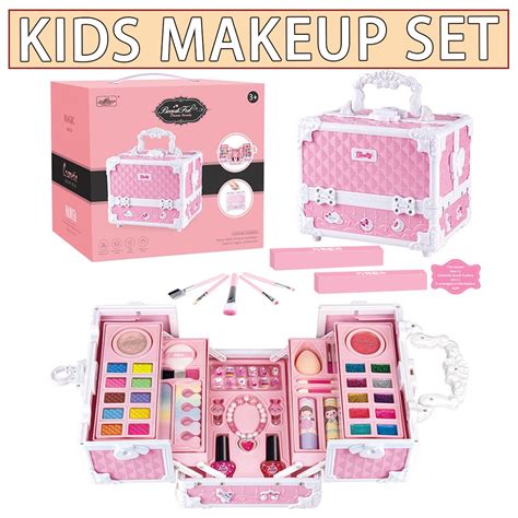 kids   set childrens cosmetics makeup kit washable baby girls
