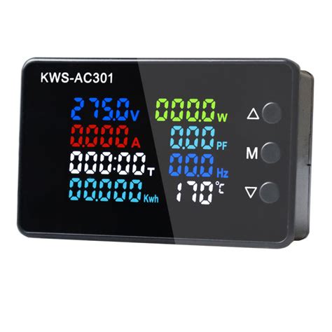 AC 50 300V 0 100A Digital LED Voltmeter Ampermeter Wattmeter Voltage