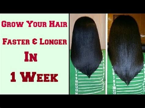 How To Grow Your Hair Faster Longer In Week Natural Remedy At