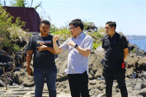 Wali Kota Andrei Angouw Cek Progres Pembangunan Penataan Kawasan Muara