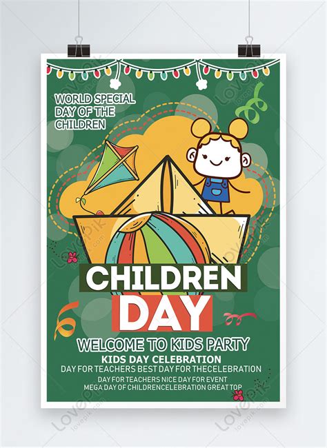 Happy Kids Day Poster Template Imagepicture Free Download 450001909