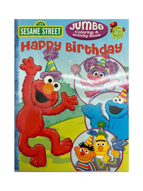 Sesame Street Happy Birthday Coloring And Activity Book