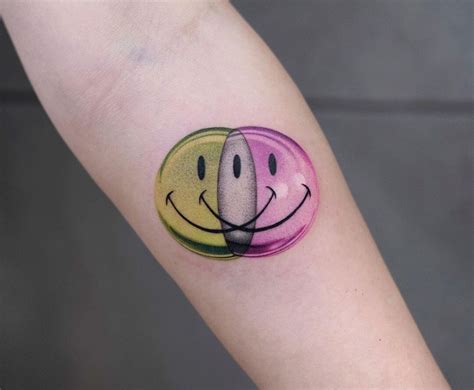 Smiley Face Tattoo X Eyes