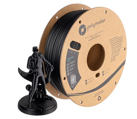 3D Printing Solutions 3D Printer Store Polymaker PolyLite Black PLA