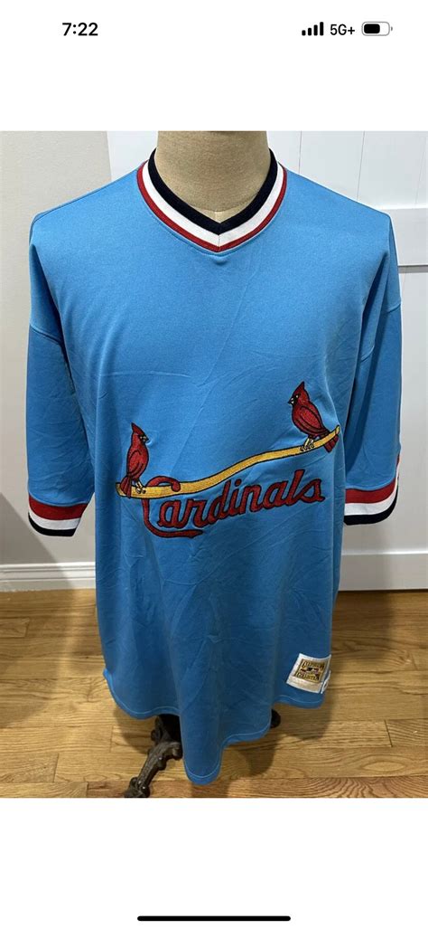 Mitchell Ness 1979 Lou Brock St Louis Cardinals Jersey Mens 60 Etsy