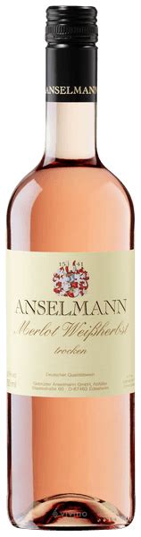 Anselmann Merlot Weißherbst Trocken Vivino US