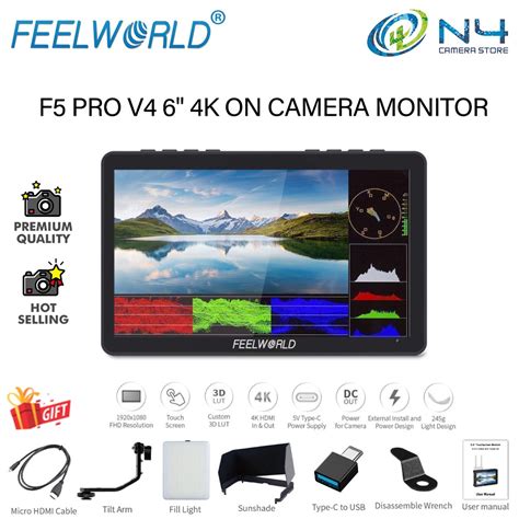 Feelworld F Pro V F Pro V F V Touch Screen Dslr Camera Field