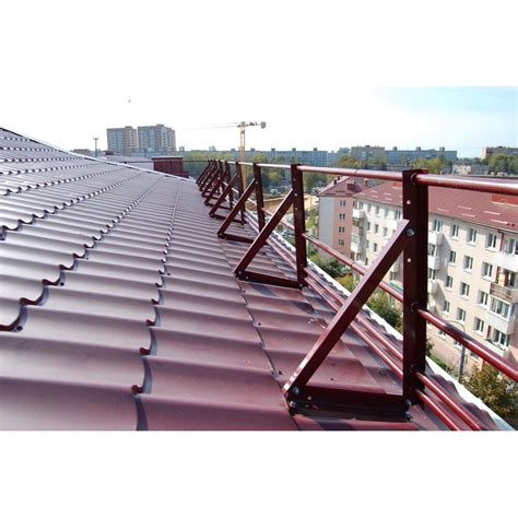 Ограждение кровельное со снегозадержателем Оптима H120 см 2 м шоколадно ...