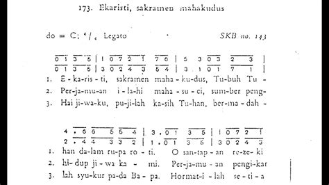 EKARISTI, SAKRAMEN MAHAKUDUS | Lagu Rohani Katolik | Lagu Komuni ...