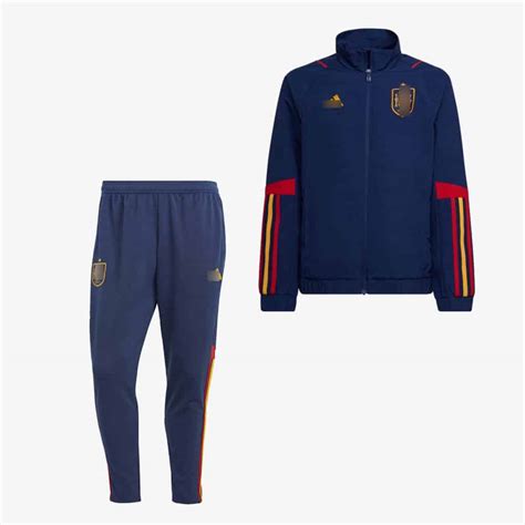 Chándal Selección Española Azul 2022 Web Nº1 De Camisetas De Fútbol