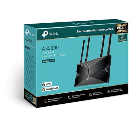 Tp Link Archer Ax Ax Dual Band Gigabit Wifi Router Geewiz