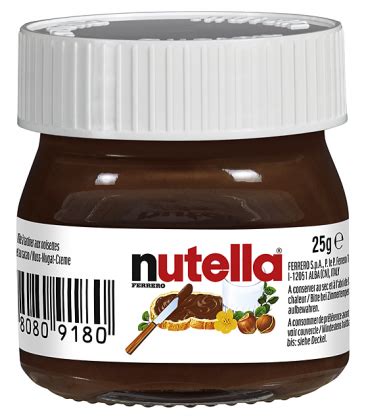 Nutella Mini Tarro G Confitelia