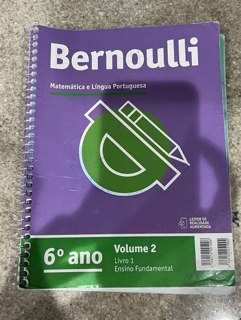 6 Livros Bernoulli 6 Ano Ensino Fundamental Livro Bernoulli Usado