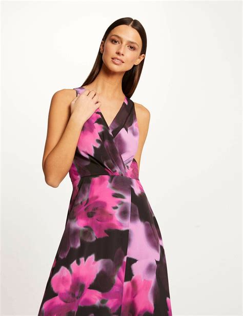 Robe Longue Fluide Imprim Floral Multico Morgan Robe Morgan Iziva