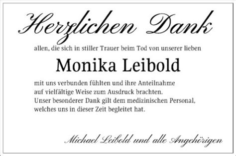 Traueranzeigen Von Monika Leibold Trauerportal Ihrer Tageszeitung