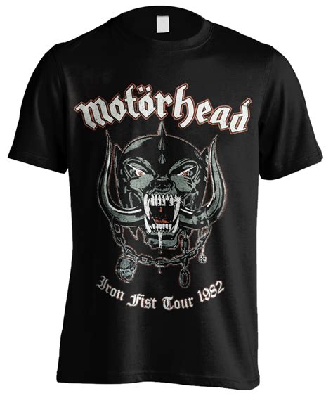 T Shirt Mot Rhead Iron Fist Tour Metalboerse De