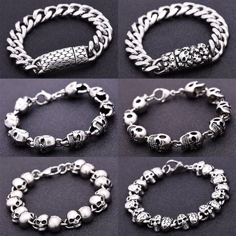 Pulsera Moderna Para Hombre Y Mujer Pulsera De Acero Inoxidable Con