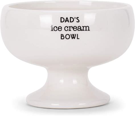 47th And Main Glossy White Ice Cream Bowl 1 Count Dads