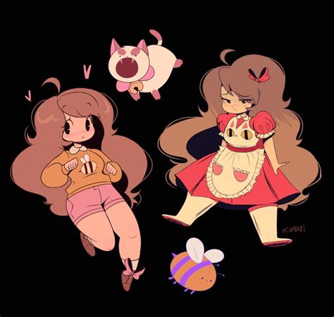 Pin De Sakamoto Nguyen En Bee And Puppycat Dibujo De Flora Y Fauna