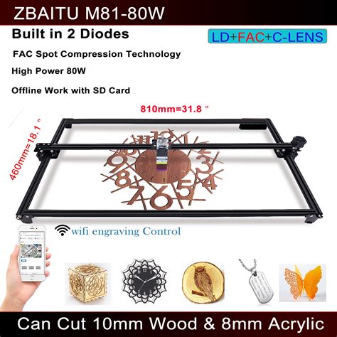 Laser Engraver Cutter Zbaitu Advanced M Laser Engraving Machine