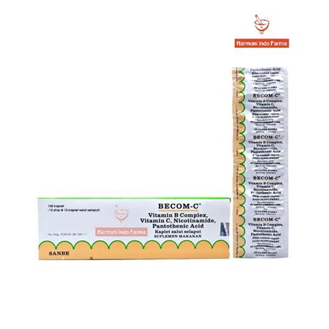 Jual Becom C 1 Strip 10 Tablet Shopee Indonesia