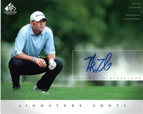 Mint Upper Deck Sp Signature Golf Hank Kuehne Signature