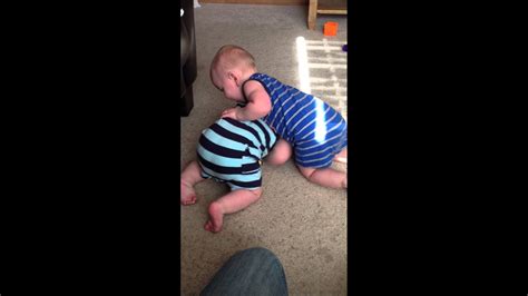 Baby Twins Wrestling Match Youtube